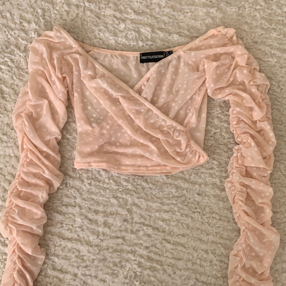 Pretty Little Thing Ruffle Crop Top